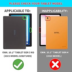 FIEWESEY Case for Walmart ONN 10.1 Inch Gen 3 2022