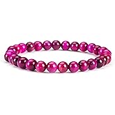 Cherry Tree Collection - Small, Medium, Large Sizes - Gemstone Beaded Bracelets For Women and Men - 6mm Round Beads
