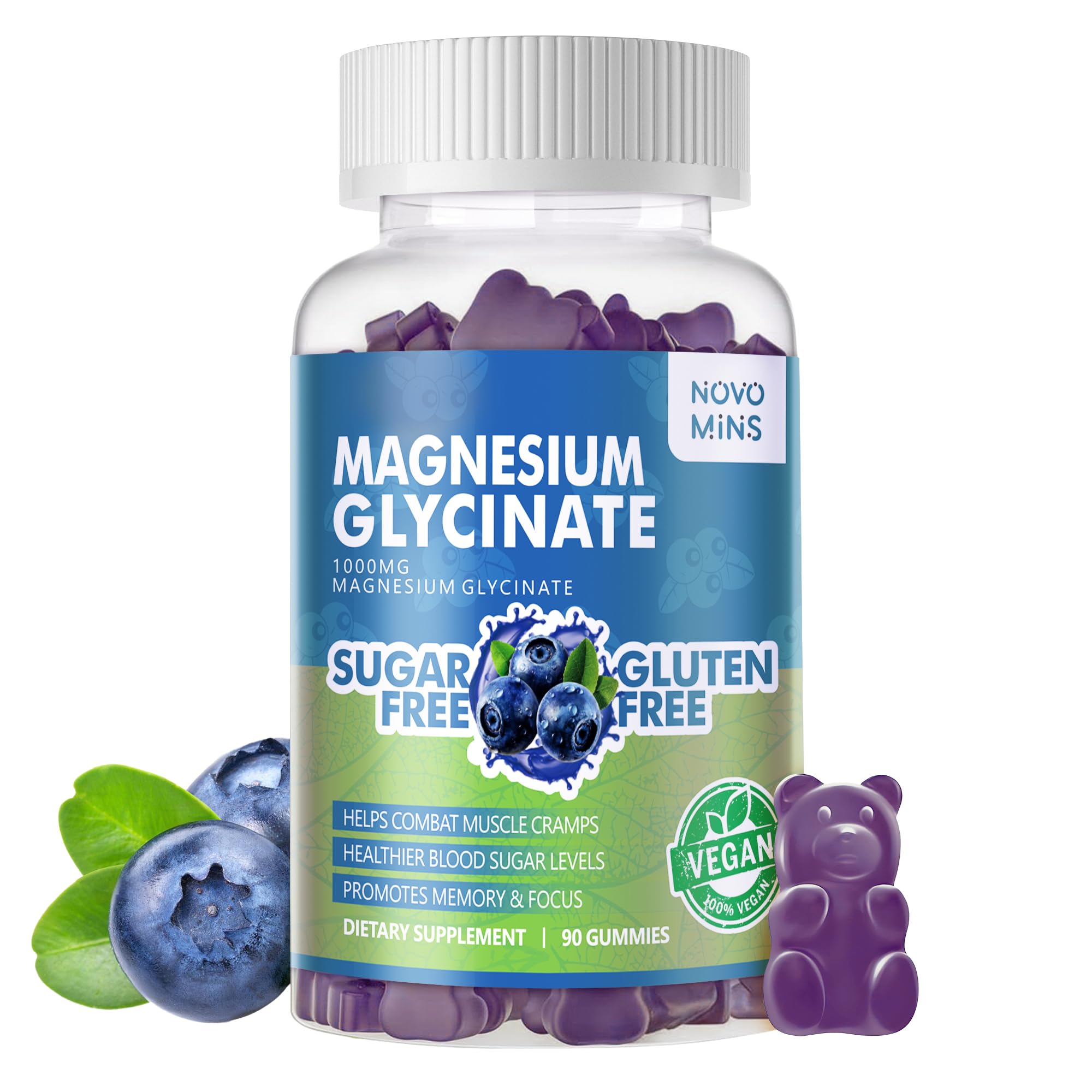 Magnesium Glycinate Gummies (Blueberry)