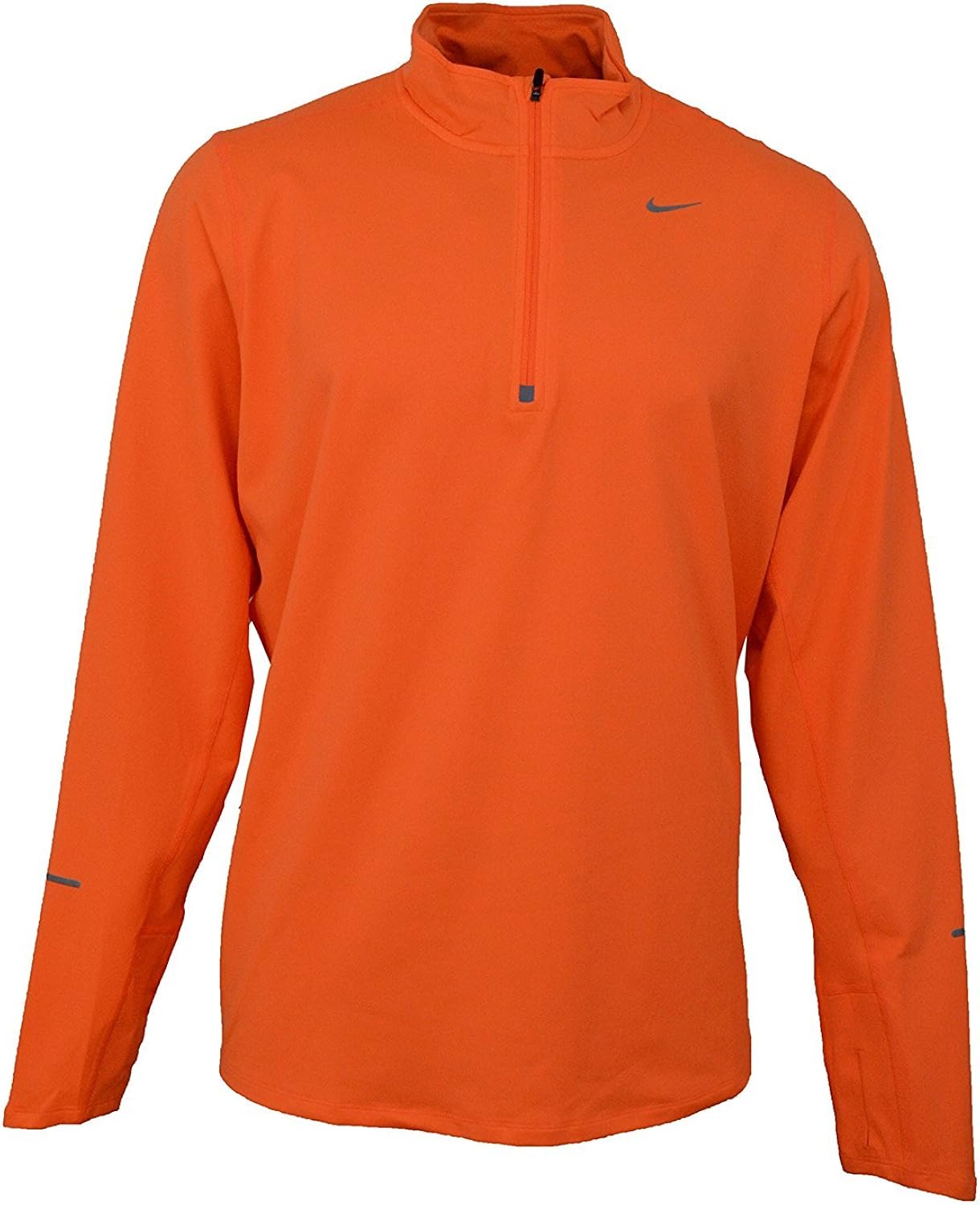 orange nike half zip