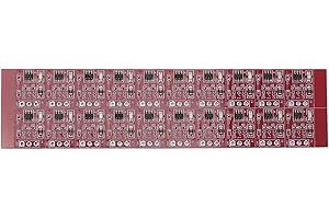 20Pc TTP223 Touch Button Module, Red Capacitive Switch PCB, Self-Locking Single Button Sensor with 5V for TTL Level Output, 1