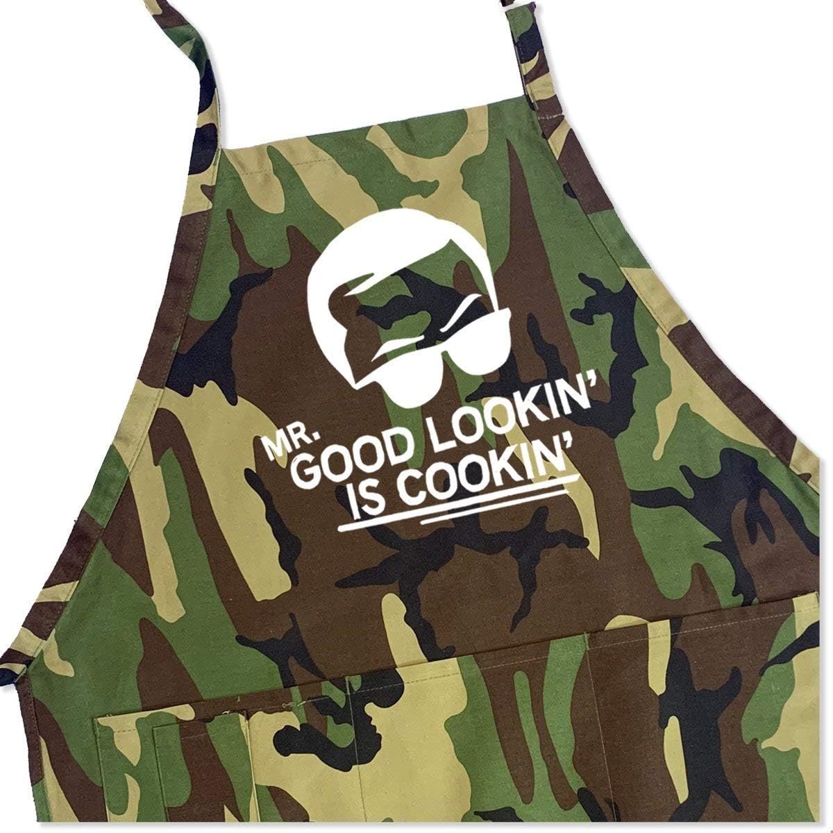 ApronMen, Good Lookin' BBQ Grill Adjustable Apron for Men, One Size