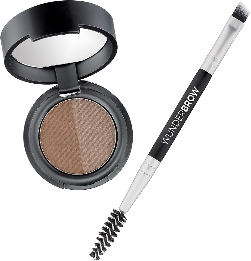 WunderBrow Soft Brow Define & Fill Powder Duo Brunette with Dual Brush