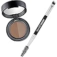 Soft Brow Define & Fill Powder Duo, Includes Dual Ended Brush, Vegan and Cruelty Free (Brunette)