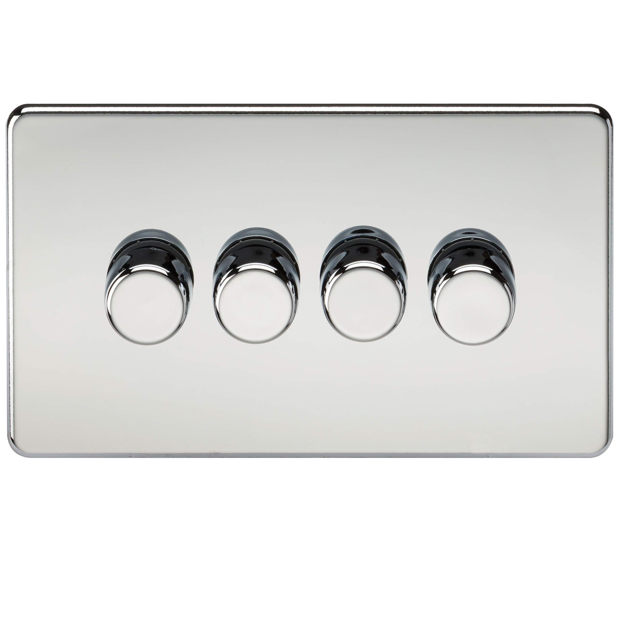 4G 2-way 10-200W (5-150W LED) Intelligent dimmer - Polished Chrome
