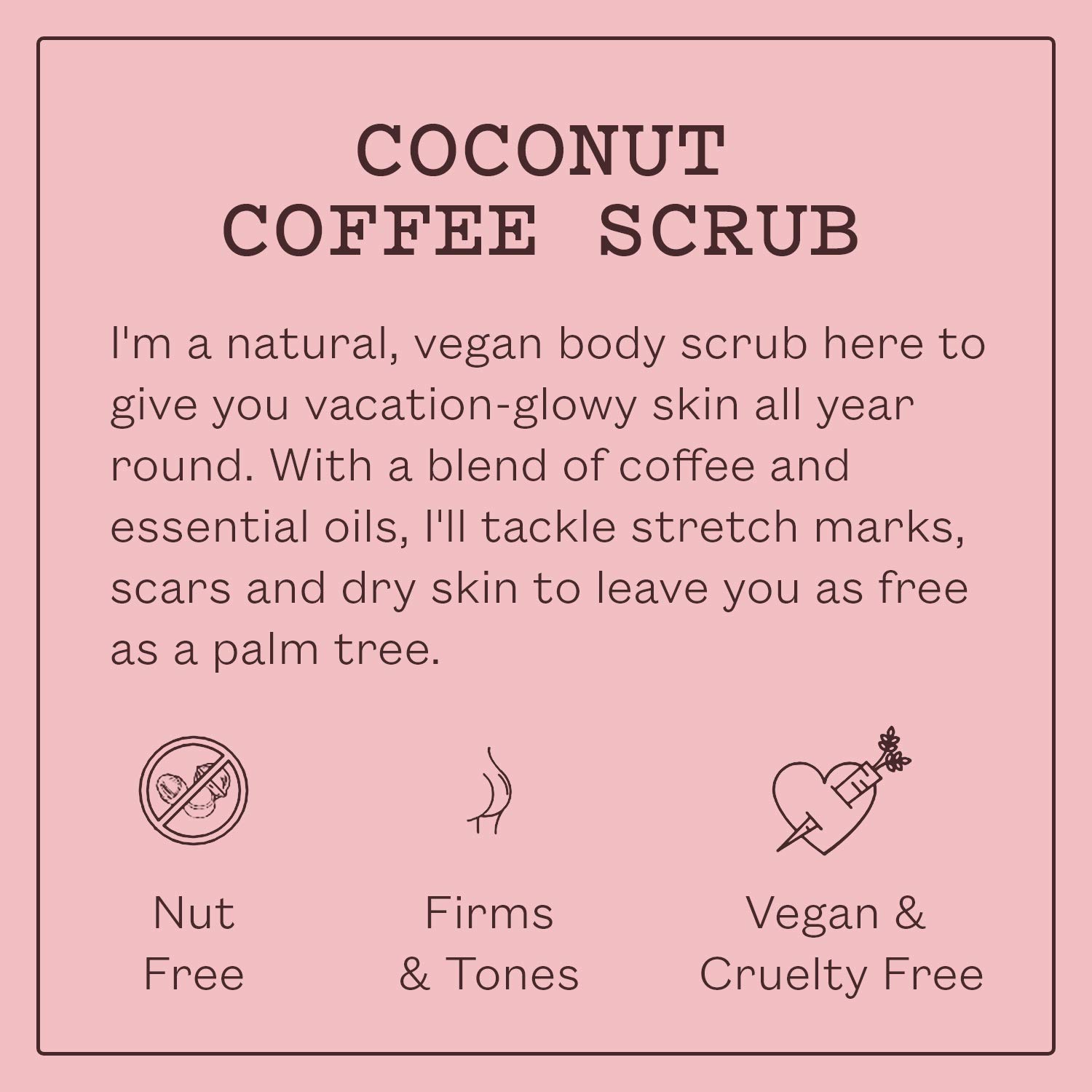 Frank Body Coconut Coffee Scrub | Natural & Cruelty Free Exfoliating Body Scrub | Hydrating Vegan Scrub For Skin Care, Stretch Marks, Acne, And Cellulite | 1ct, 200g - 7.05oz : Beauty