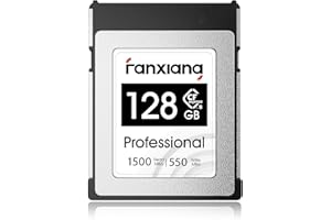 fanxiang 128GB CFexpress Type B Memory Card, Up to 1500MB/s, CF Express Card Type-B RAW 8K Video Recording Compatible with Ni