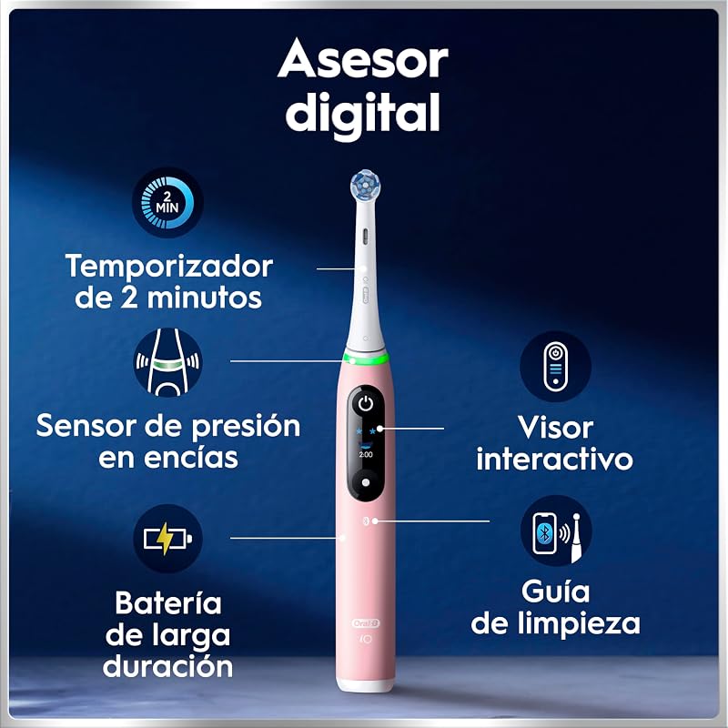 iO 6N Cepillo de Dientes Eléctrico, con 2 Cabezales, Rosa