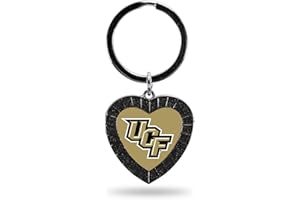 RICO INDUSTRIES NCAA Team Color Rhinestone Heart Keychain - Great Accessory