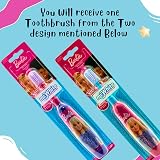 MR.WHITE Barbie Kids Battery Powered Toothbrush, Soft Bristles, 1.5V AA Battery view 8