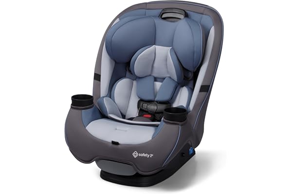 Safety 1st Grow and Go All-in-One Convertible Car Seat, Rear Facing, 5-40 lbs, Forward Facing (30–65 lbs), High Back Booster Seat 40-100 pounds, Alaskan Blue