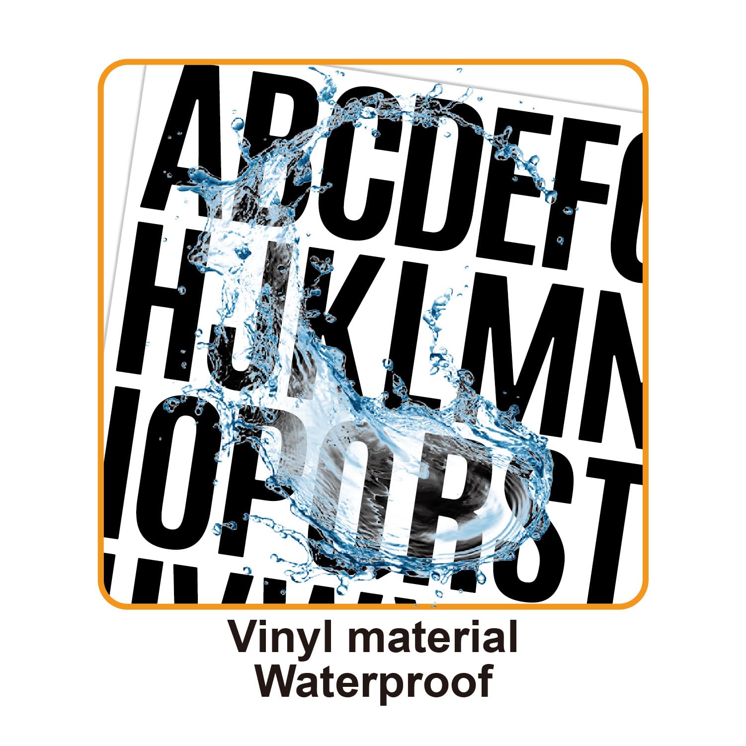 12 Sheets Letter Sticker, 312 PCS Alphabet Stickers Waterproof Alphabet, 2 inch Self Adhesive Letters Kit Mailbox Sticker Vinyl Letter Stickers, Mailbox Labels DIY Crafts Art Making, Notebook