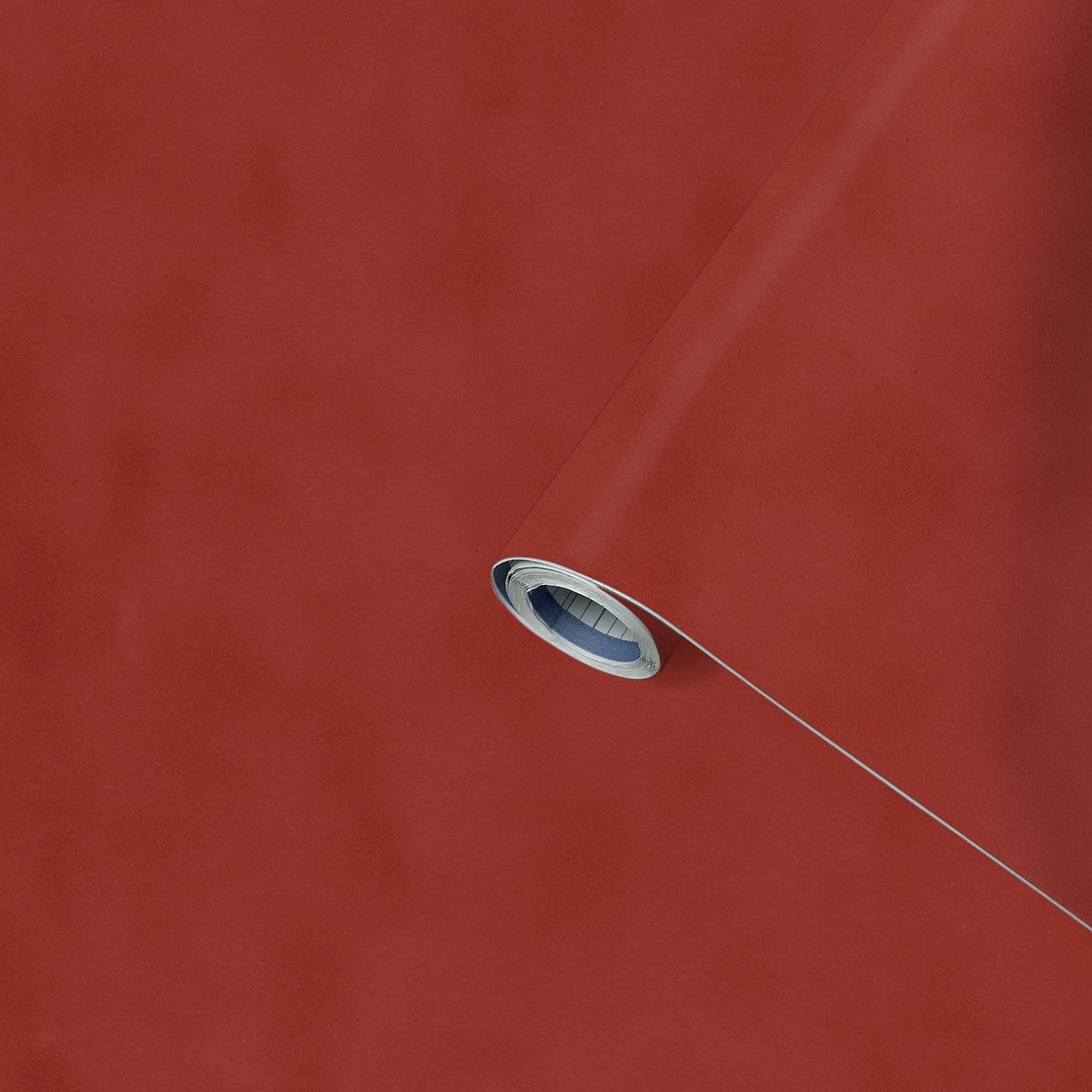 Venilia 53191 Skin Velvet, PVC, Red, 45 x 100 x 0.1 cm