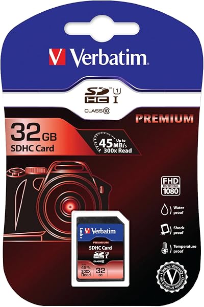 Verbatim 32GB SDHC Class 10 Memory Card - High Speed Storage