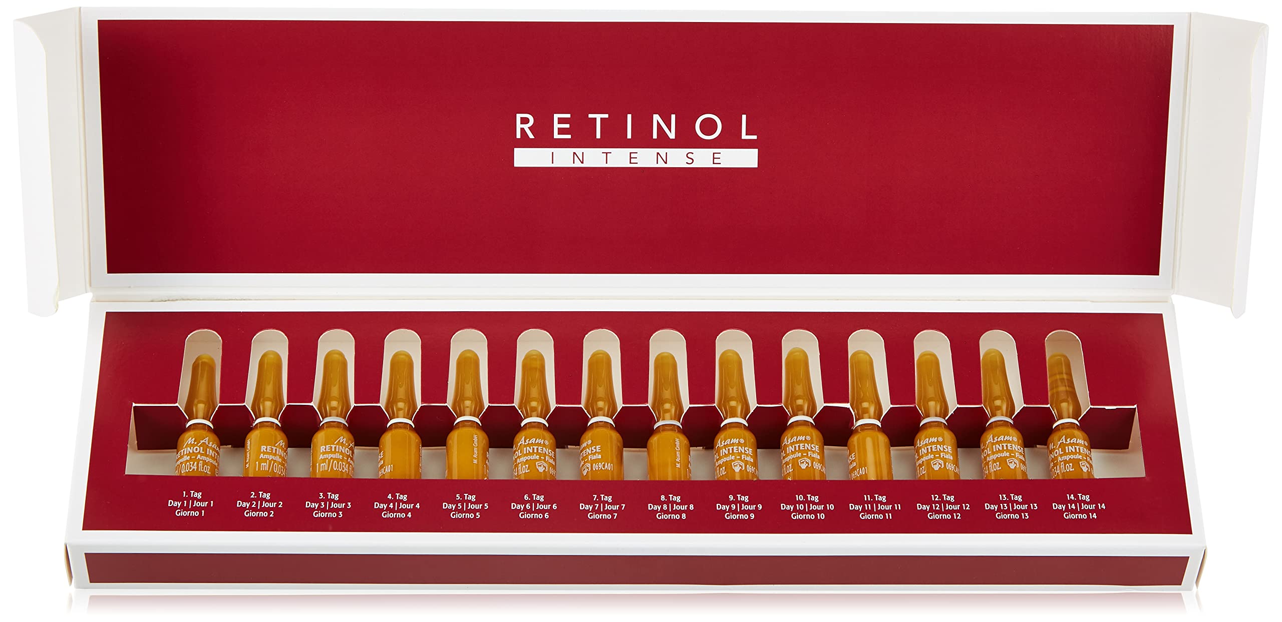 M Asam - Retinol Intense 14 Ampoules - 14 x 1ml