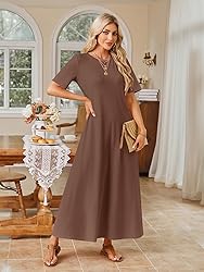 MEROKEETY Women's 2025 Spring Summer Casual Maxi