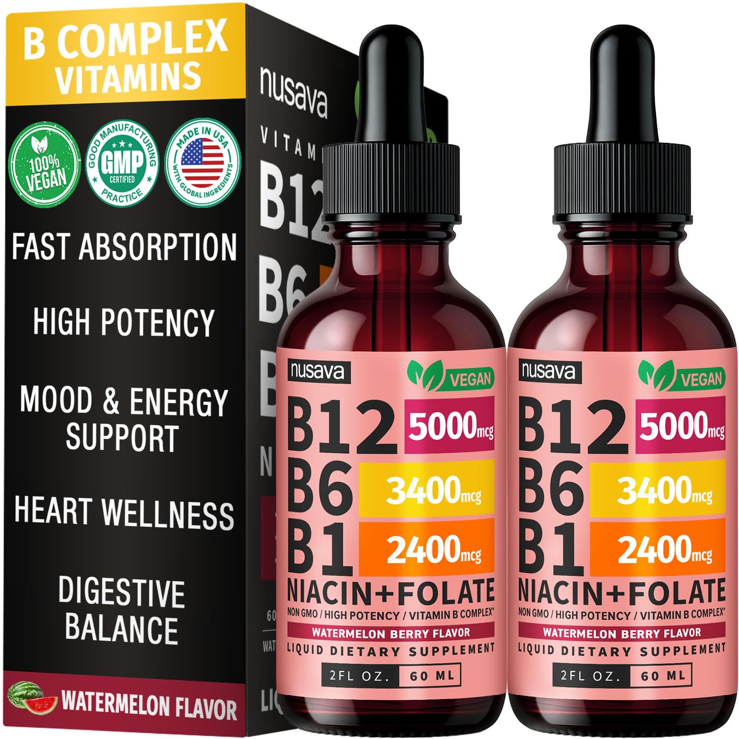Vitamin B Complex (Watermelon Berry)
