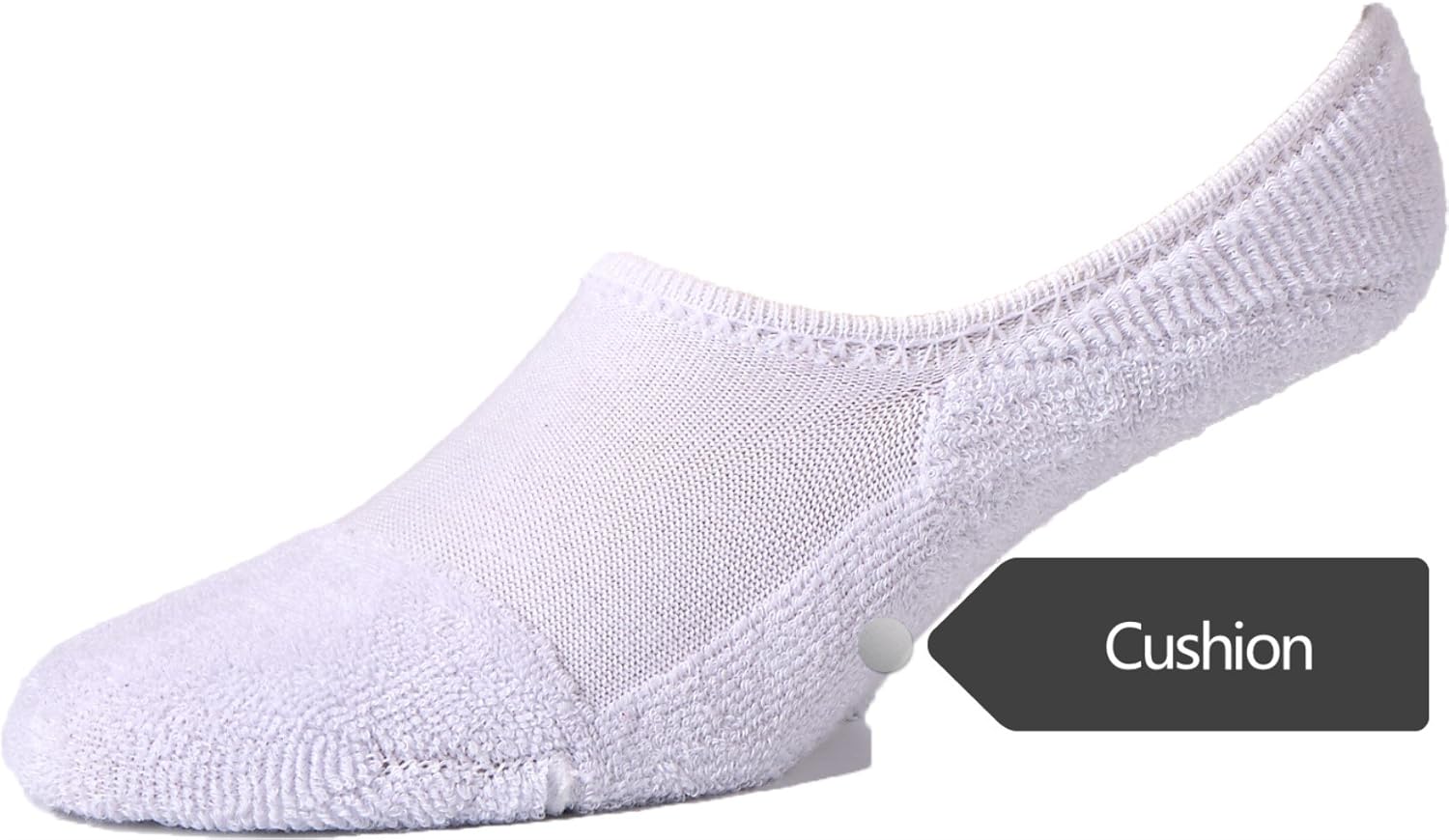 Leotruny Women's Cushion Sweat-absorbent Breathable Soft Athletic No Show Socks at  Women’s Clothing store