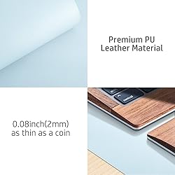 Leather Desk Pad Protector,Mouse Pad,Office Desk