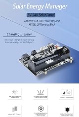 SEENGREAT Solar Energy Manager MPPT 5-24V Panel USB 18650 Battery Holder 5V Out view 4