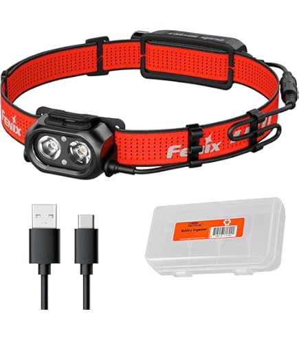 Amazon.com: Fenix HP12R-T 1300 Lumen Rechargeable Running Headlamp