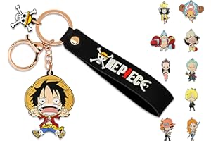 YJacuing Anime One Piece Fish-Man Island Saga Collection Blind Box Charm, Cute Collectible PVC Keychain