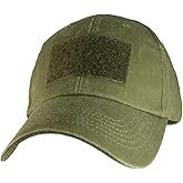 OD Green 2" x 3" Hook & Loop Front Patch Hat / OD Green Baseball Cap 6418