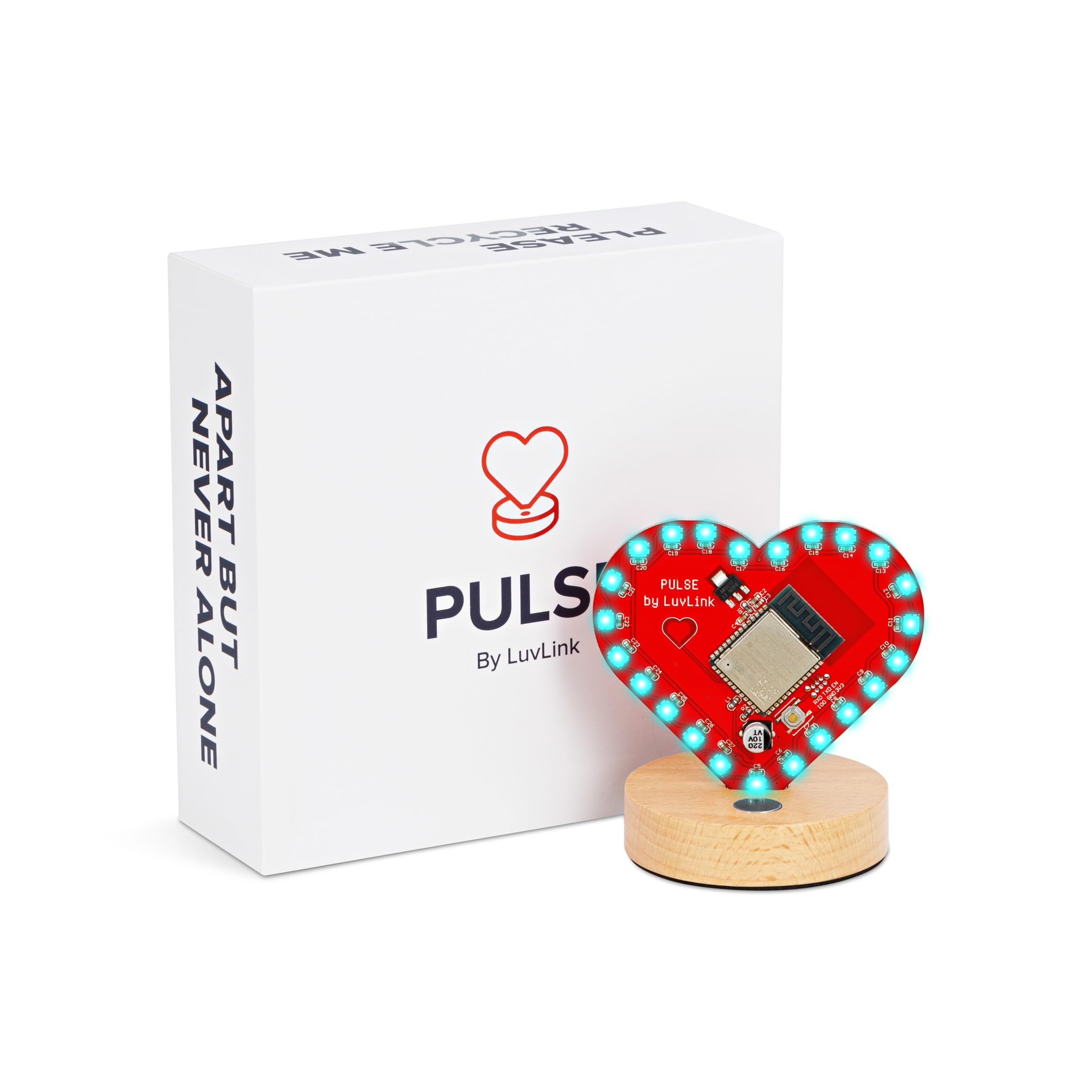 Photo 1 of LuvLink Pulse The Heart-Shaped Friendship Lamp for Long-Distance Connection & Love (Single)
