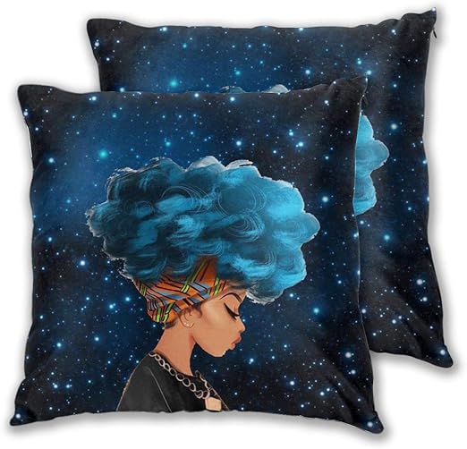 CHILL·TEK African American Black Woman Pillow Cover Magic