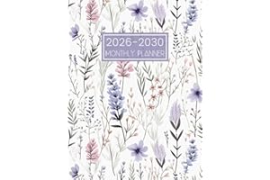 2026-2030 Monthly Planner: 5 Years Month to View Diary from January 2026 to December 2030 || 60 Months Agenda Organiser Calen
