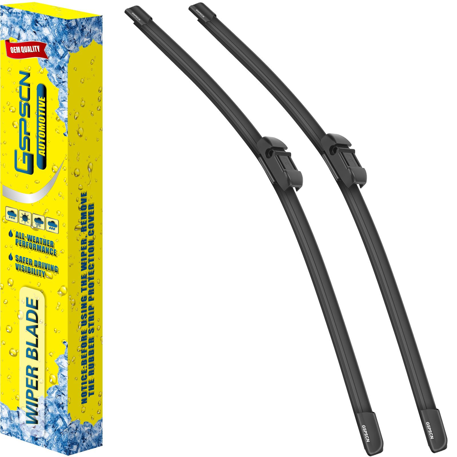 GSPSCN 2 Wipers For BMW 528i 535d 535i 550i 740i