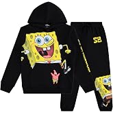SpongeBob SquarePants Boys Fleece Hoodie and Jogger Set, Sizes 4-20 | SpongeBob boys clothes: matching fleece hoodie and jogger set, sizes 4-20
