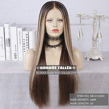 Amazon Com 3t Ombre Highlights Dark Brown Roots Medium Brown