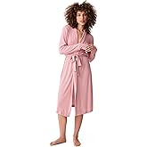 P.J. Salvage Women's Textured Essentials Robe, Rosewood, Medium