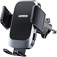 UGREEN Soporte Celular Automóvil, Base Porta Móvil Auto Giratorio 360° con Gancho Metálico y Botón de Liberación, Uso con Una
