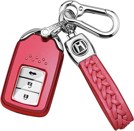 Amazon Honda ホンダ キーケース キーホルダー 新型 スマート キーカバー キーケース フリード オデッセイ ステップワゴン フィット S660 Cr Z ヴェゼル Cr V ジェイド シャトル シビック セダン ハッチバック タイプr アコード インサイト グレイス クラリティ