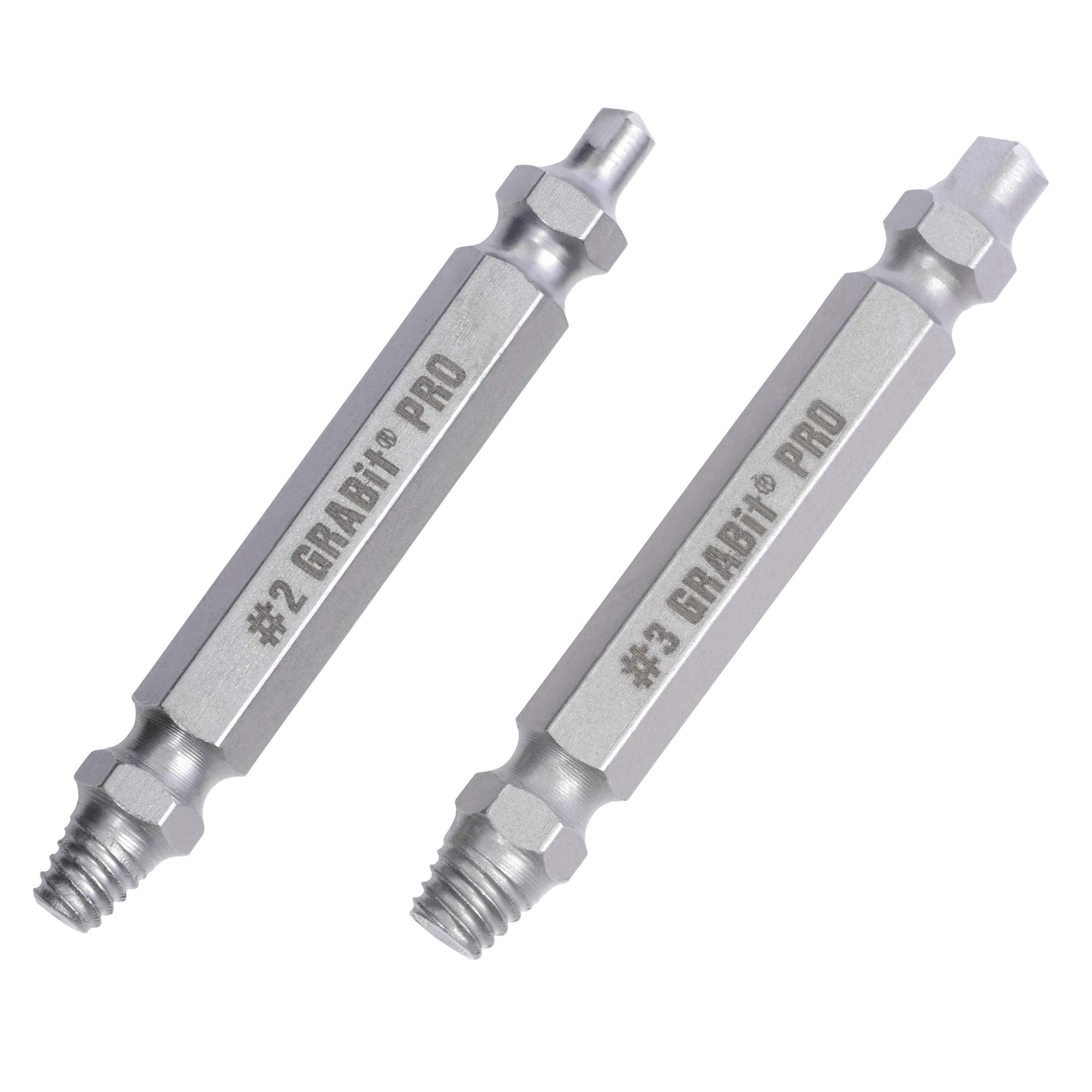 Trend Advanced Damaged Screw Remover Set, Pack of 2, Sizes No.2 & No.3, High Speed Steel Bits, GRAB/SE1/SET