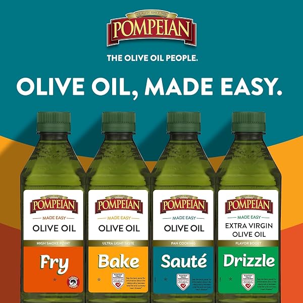 POMPEIAN MADE EASY DRIZZLE EXTRA VIRGIN OLIVE OIL, CONTAINS POLYPHENOLS, FIRST COLD PRESSED, 16 FL OZ