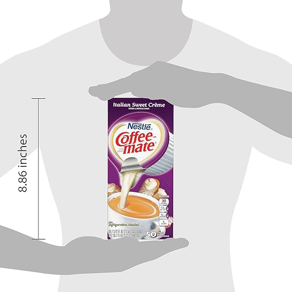 COFFEE-MATE 84652CT LIQUID COFFEE CREAMER ITALIAN SWEET CREME 0.375OZ MINI CUPS 50/BX 4 BOX/CTN
