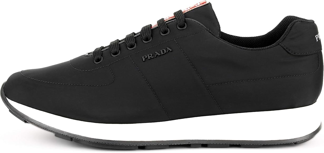 prada mens black shoes