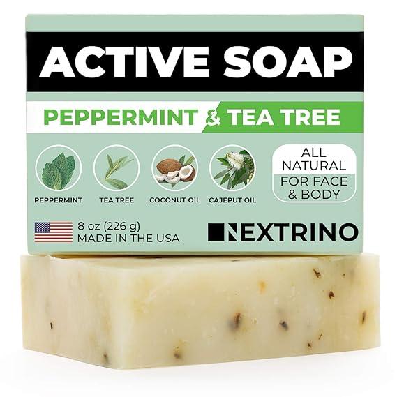 Tea Tree Soap with Peppermint! Made in the USA All Natural