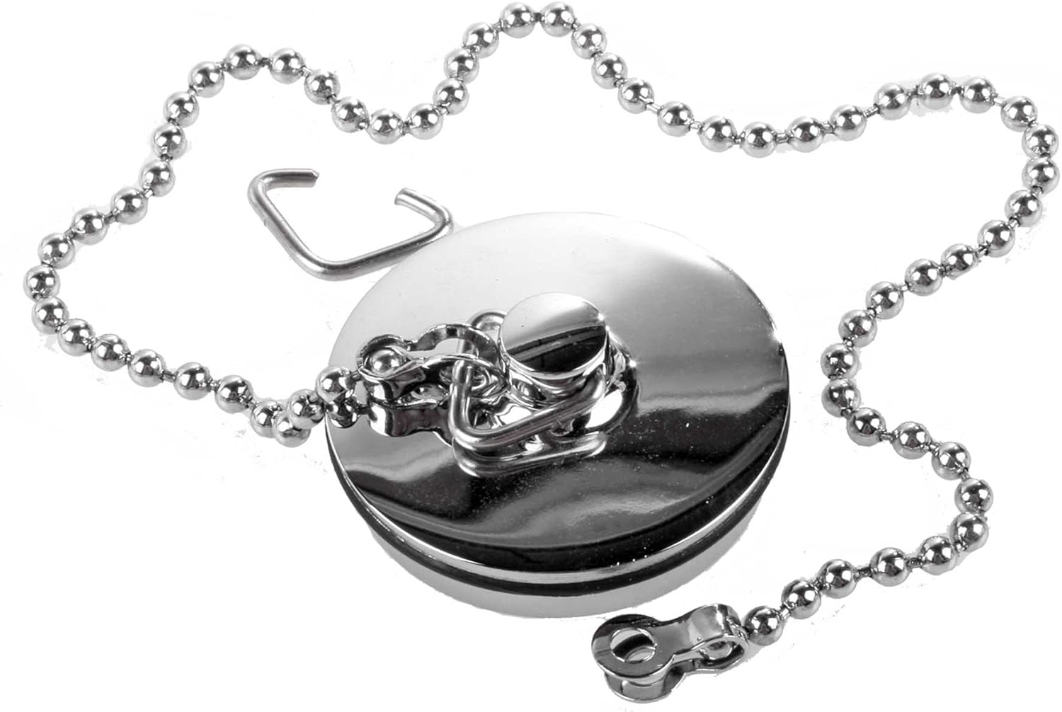 Chrome Sink Plug with Chain for Kitchen or Bath 1 3/4 Inch Amazon.co.uk DIY & Tools