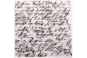 KWELLAM Words Letters Plastic Embossing Folders for Card Making Scrapbooking and Other Paper Crafts,15x15cm