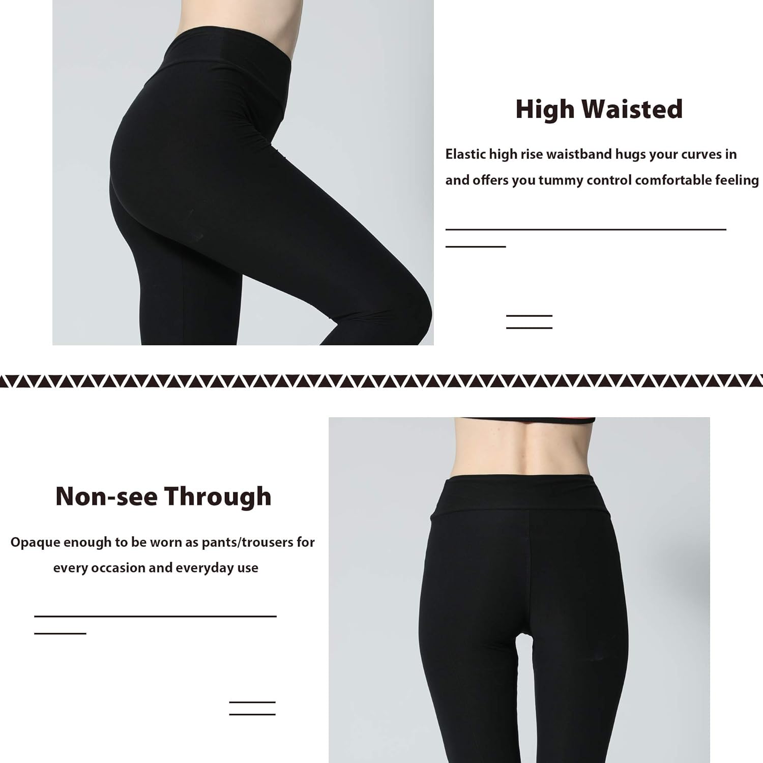 Diravo Womens High Waisted Leggings Soft Athletic Tummy Control Pants for Running Cycling Yoga Workout Pants: Clothing