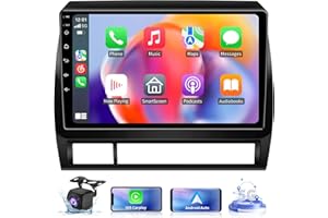 TOPWEB 5GWiFi Upgrade Car Stereo Radio for Toyota Tacoma 2005-2015- Wireless Carplay and Android Auto GPS Navigation - 4GB+32GB 9.2 inch Touchscreen Bluetooth RDS FM SWC