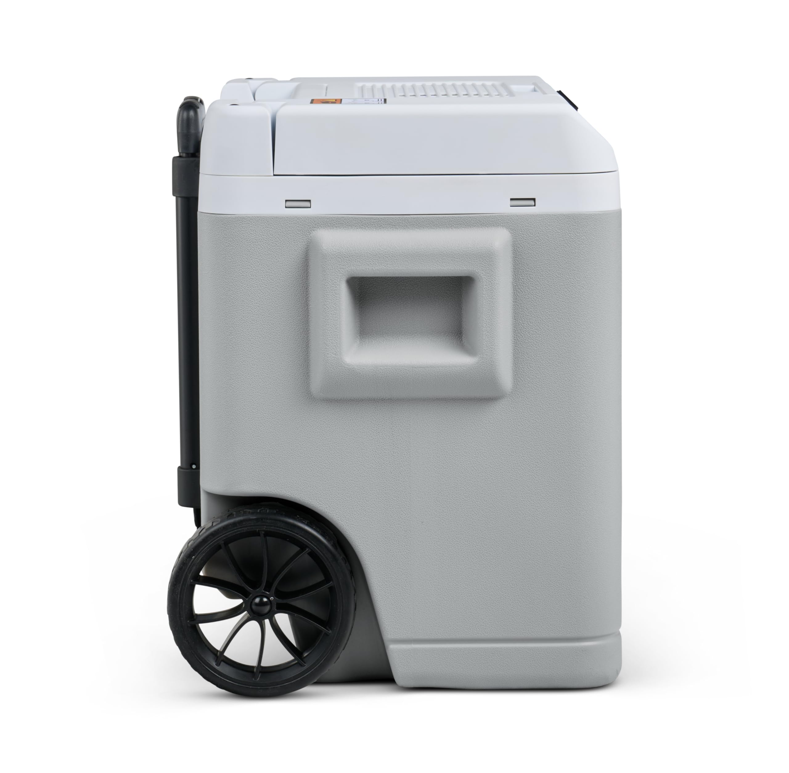 IGLOO IE42 elektrische Kühlbox, 12V und 230V, 42L - kompakter Mini-Kühlschrank für Auto, Camping, Urlaub, Boot, Festivals - mit Rollen und Teleskopgriff, praktischem Kabelfach und Eco/Max Modus 8