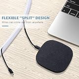 AGPTEK White Cable Tidy 3M 12-20mm Adjustable Braided Cable Protector view 3