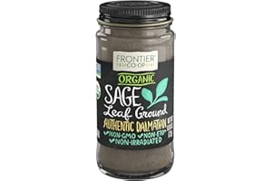 FRONTIER CO-OP Frontier Organic Sage Leaf Spice - Ground - 0.8 Ounces