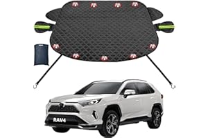 Windshield Snow Cover for Toyota RAV4 2025-2019 Custom Fit Crossover LE XLE Premium XLE Adventure Hybrid Prime, Car Windshiel