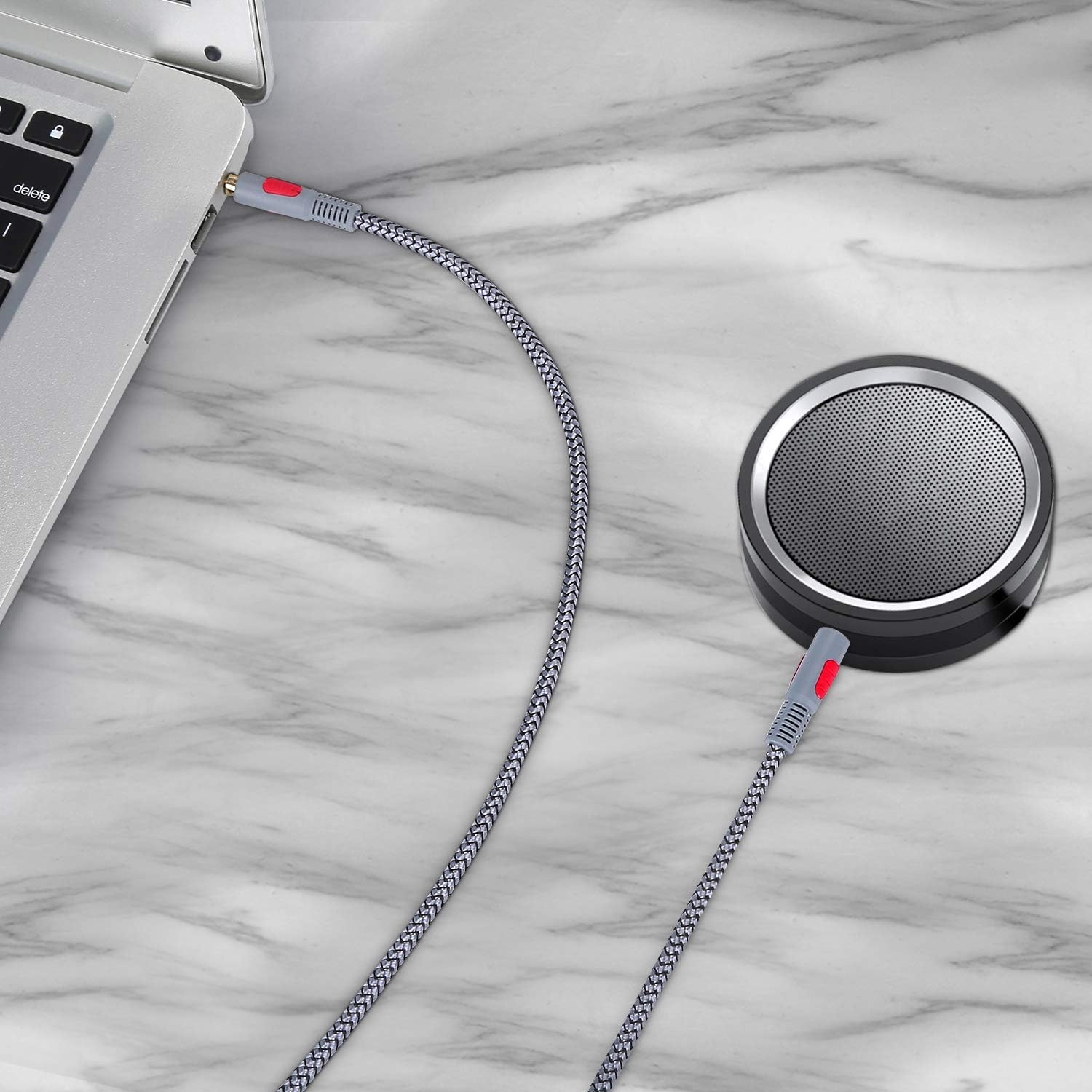 3.5mm Aux Cord 30 ft,Ruaeoda Nylon Braid 3.5mm to 3.5 mm Audio Cable 1/8 Shielded AUX Headphone Cable Extension Male to Male Outdoor Auxillary Stereo Audio Cable Cord: Industrial & Scientific